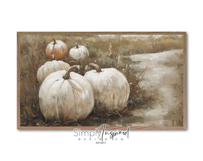 Pumpkins in Fall   - DIGITAL