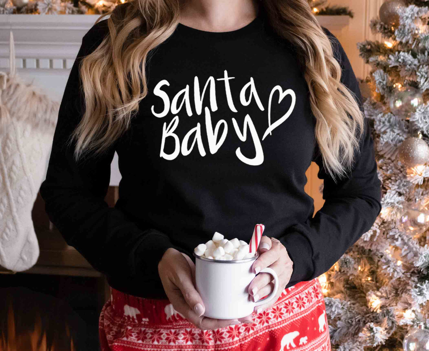 Santa Baby Long Sleeve Tee