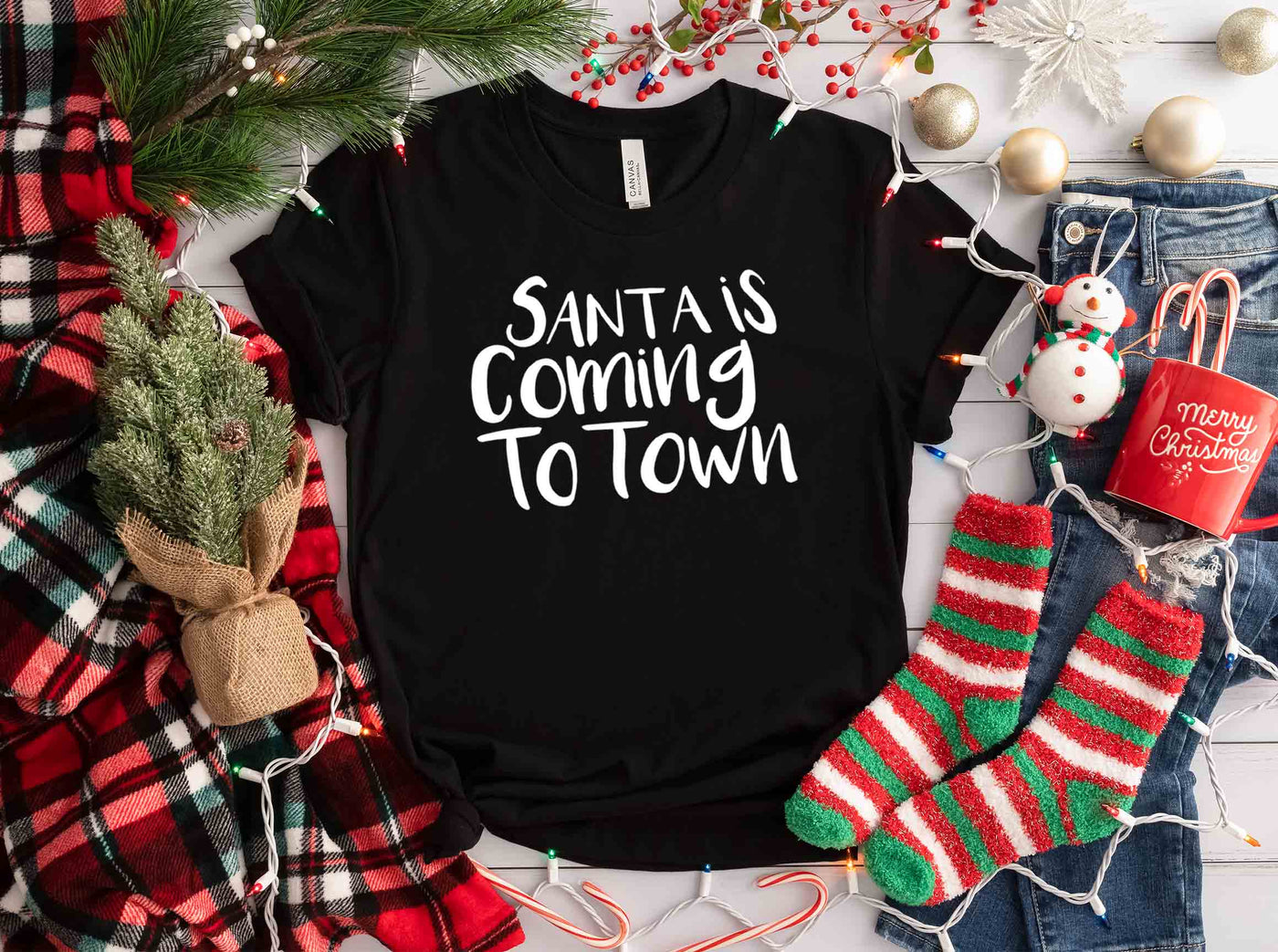 Santa is coming to Town T-Shirt