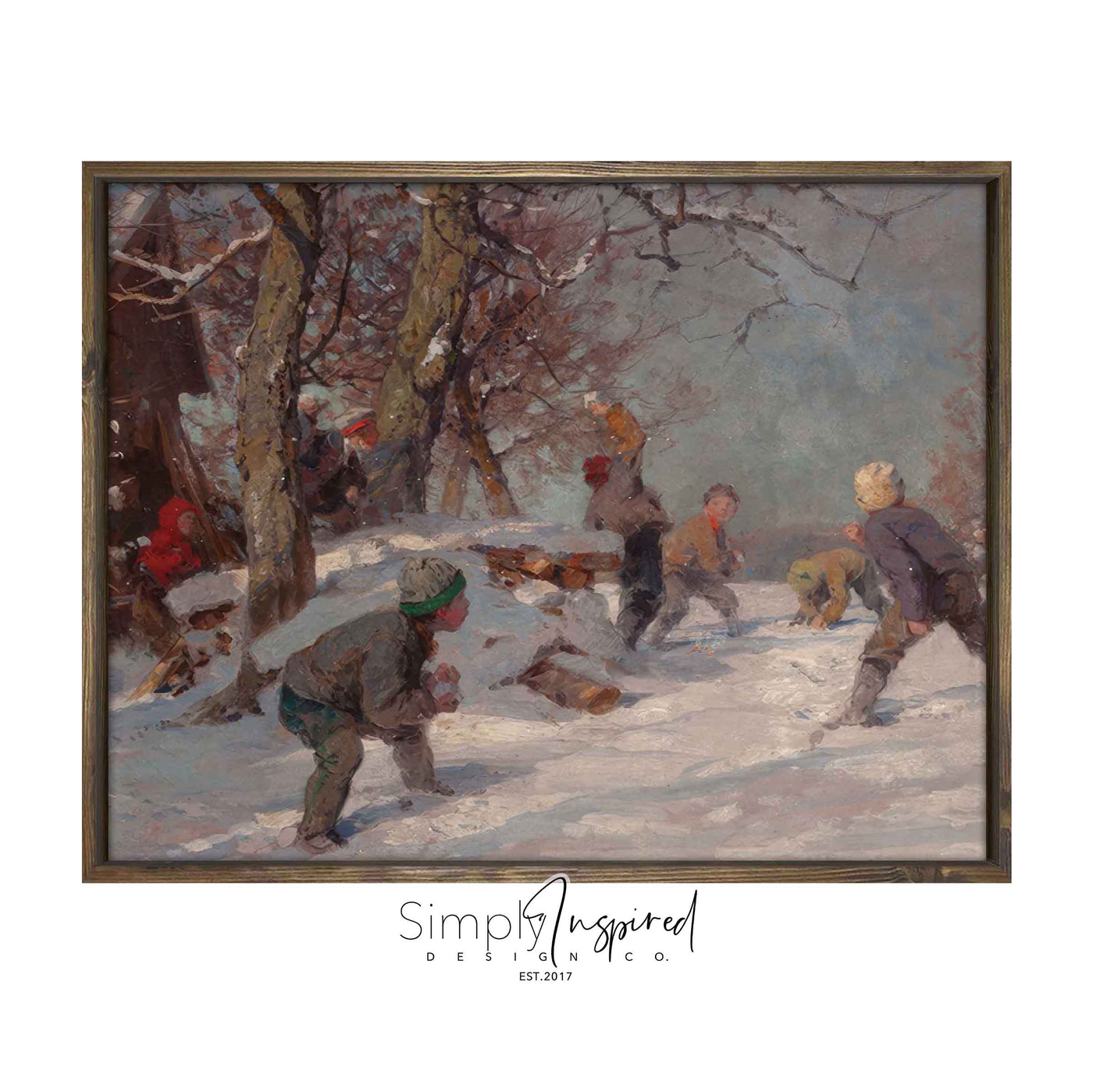 School Day Snowball Fight