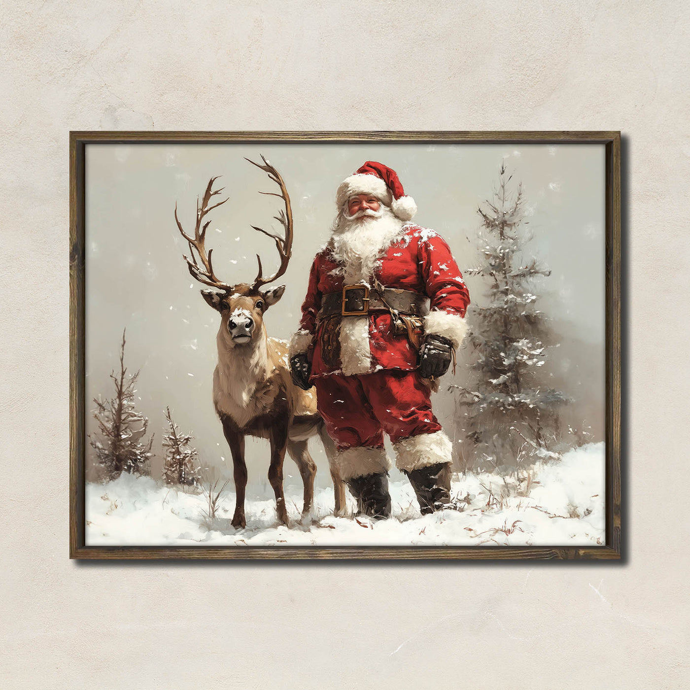 Santa and his Reindeer