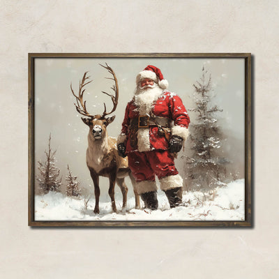 Santa and his Reindeer