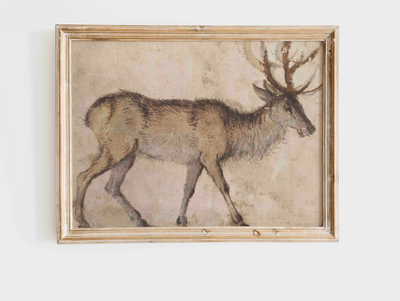 Comet the Reindeer Print