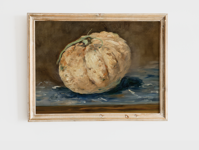 Pumpkin Painting Print