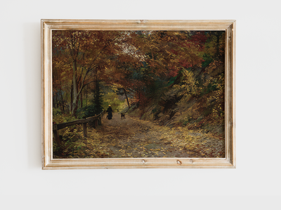 Autumn Walk Print