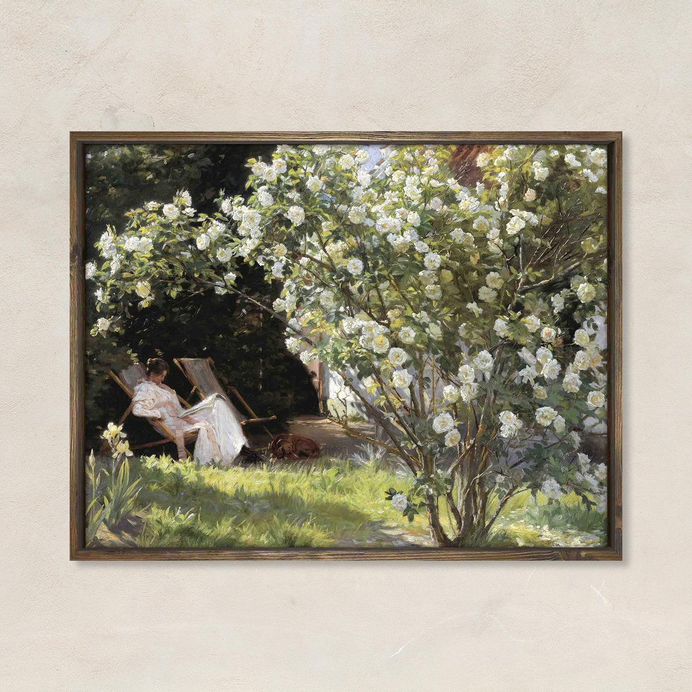 Seated in the Garden
