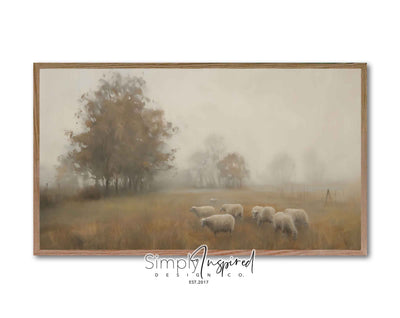 Sheep in the distance - DIGITAL