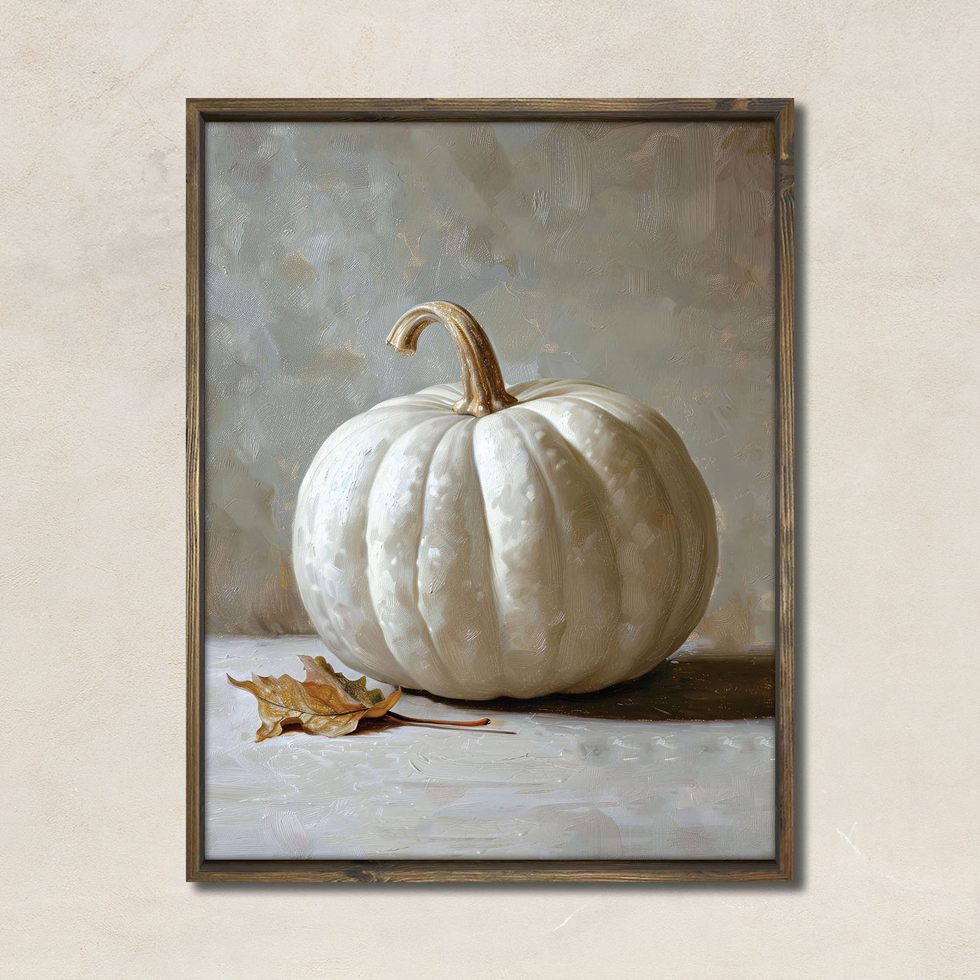 Simple White Pumpkin