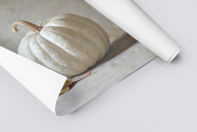 Simple White Pumpkin