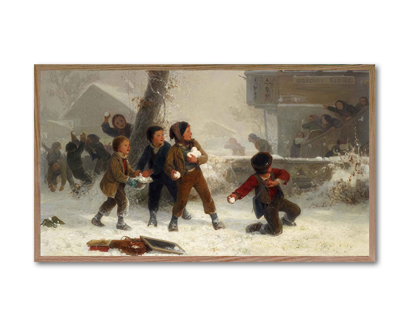 FRAME TV ART |  Snow Ball Fight