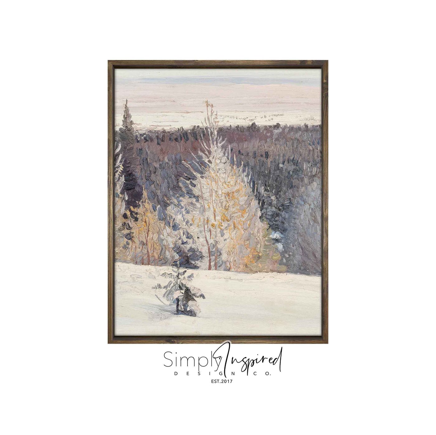 Snowy Landscape Vertical