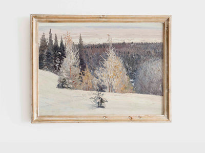 Snowy Landscape Print