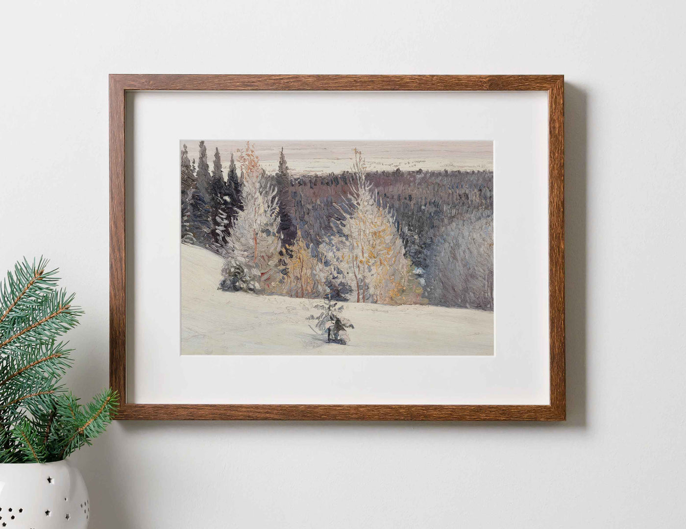 Snowy Landscape Print