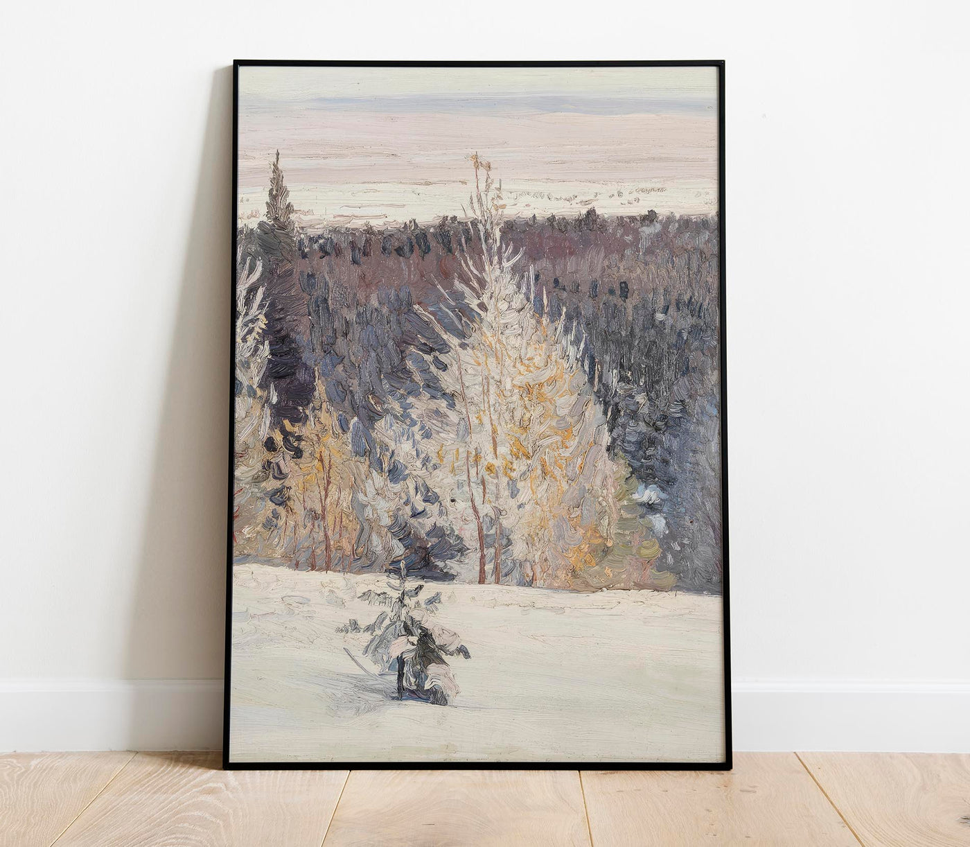 Snowy Landscape Vertical Print