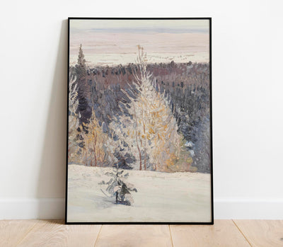Snowy Landscape Vertical Print