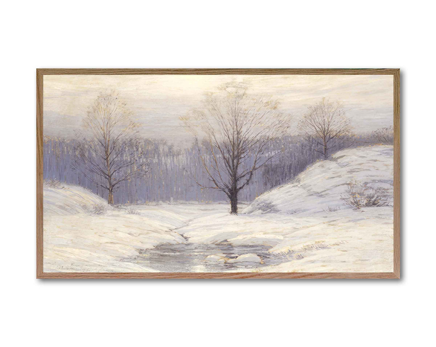 FRAME TV ART | Snowy Tree Landscape