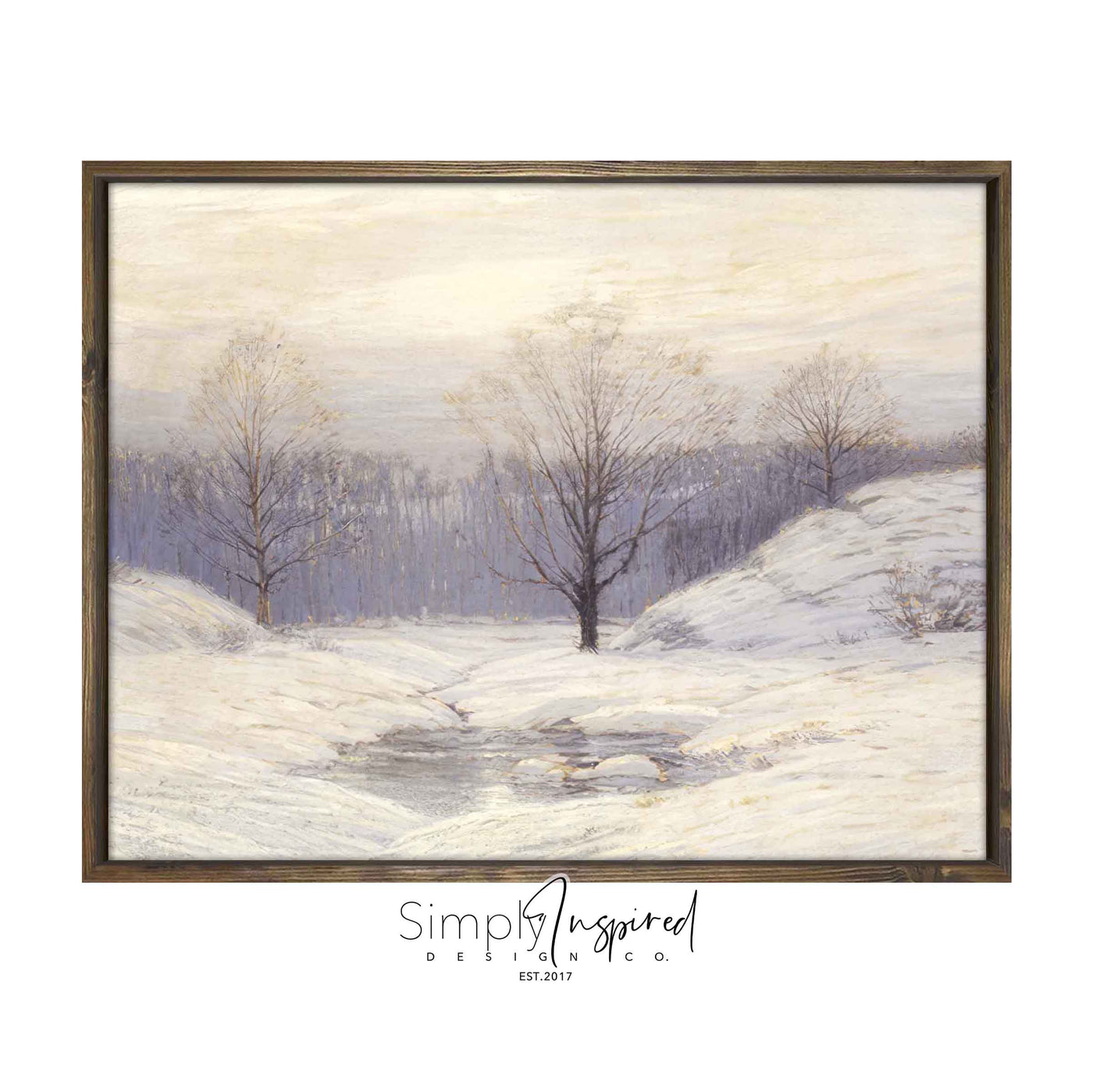 Snowy Tree Landscape