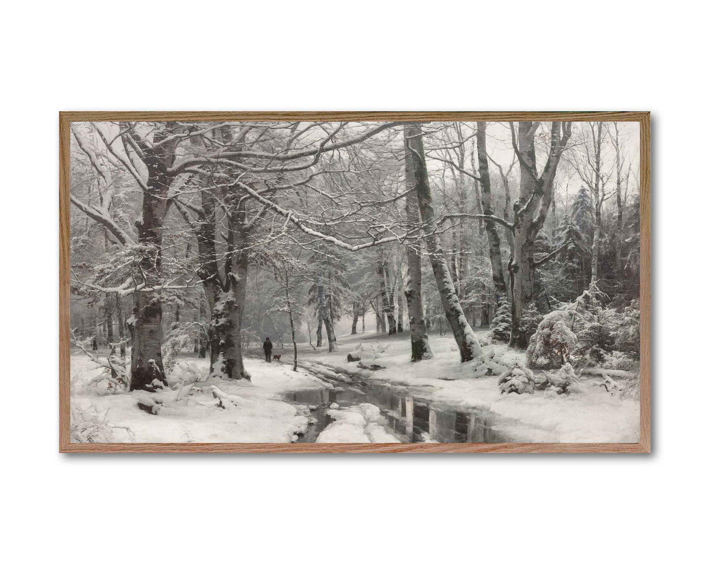 Snowy Winter Landscape - DIGITAL