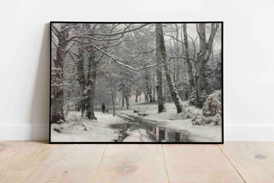 Snowy Winter Landscape Print