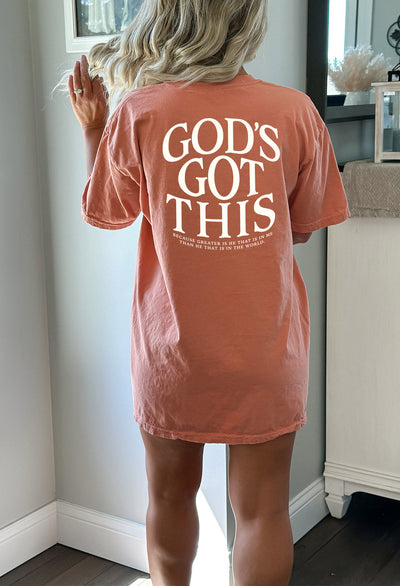 God's got this (left chest & back)