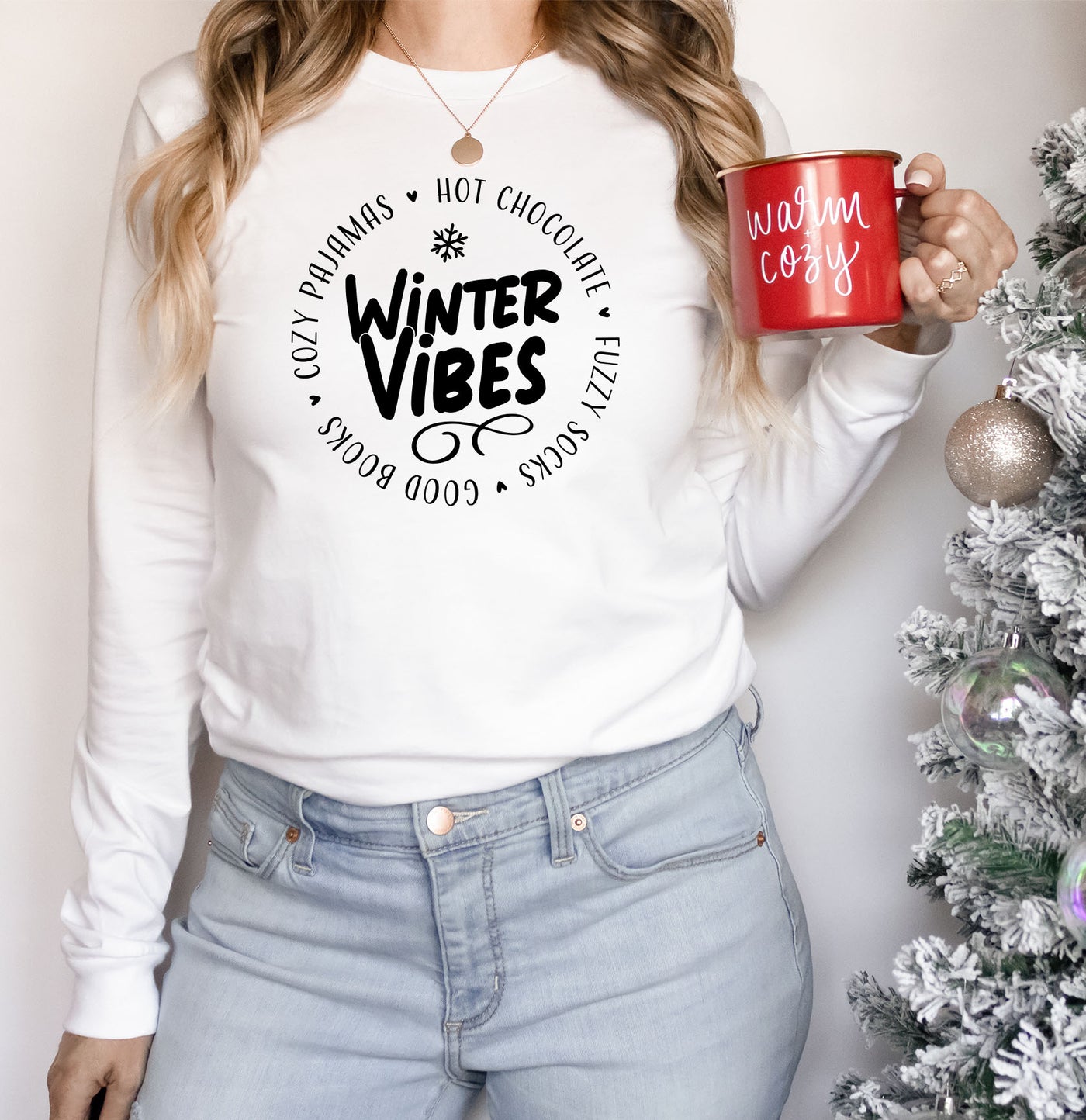 Winter Vibes Long Sleeve Tee