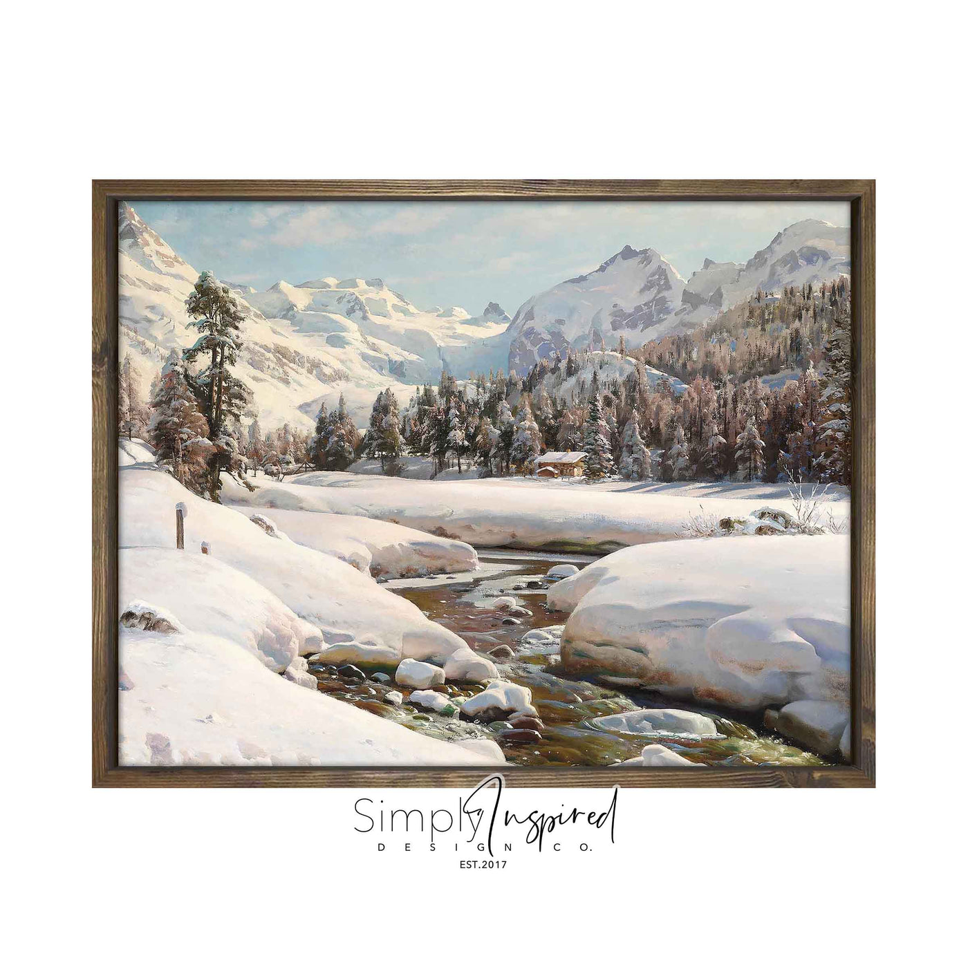 Winter Landscape Painting