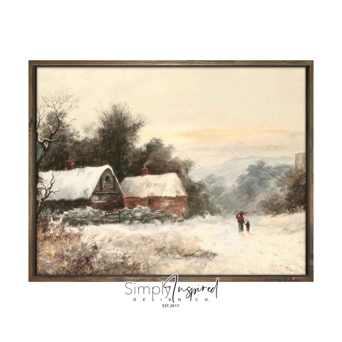 Winter Snow Cottage