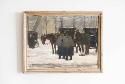 Wintertime Traveling Print