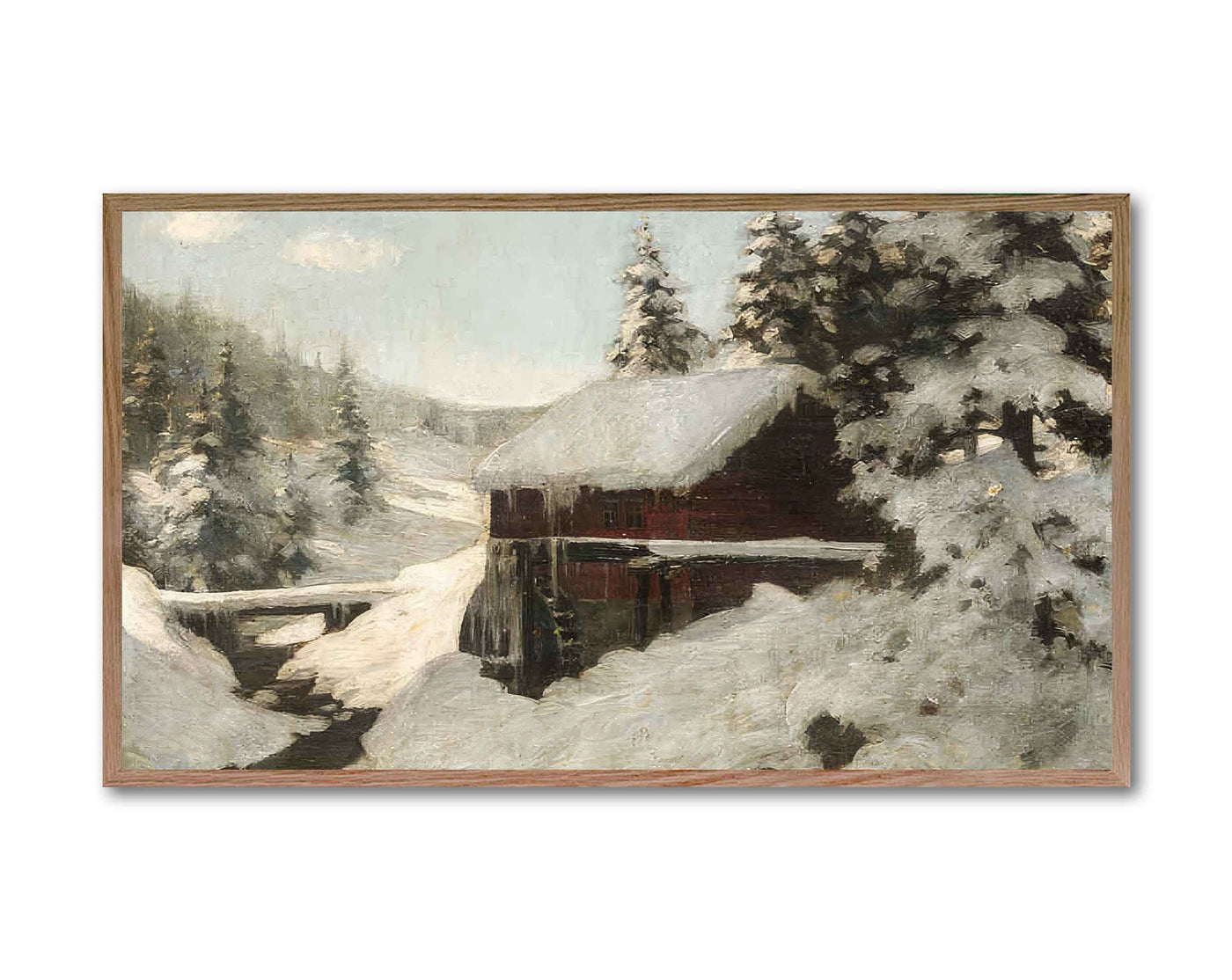 FRAME TV ART | Winter at the Mill