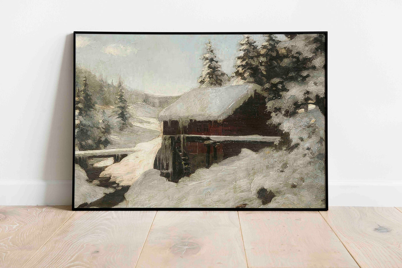Winter at the Mill Print