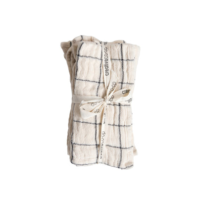 Woven Cotton Kitchen Hand Towel Set of 4