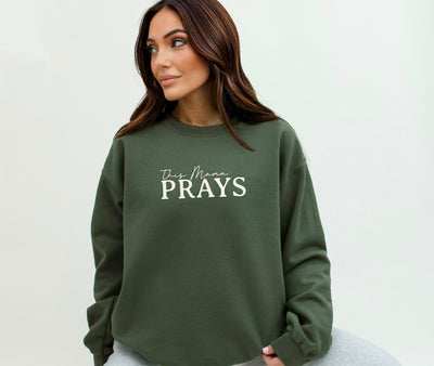 this mama PRAYS Embroidery