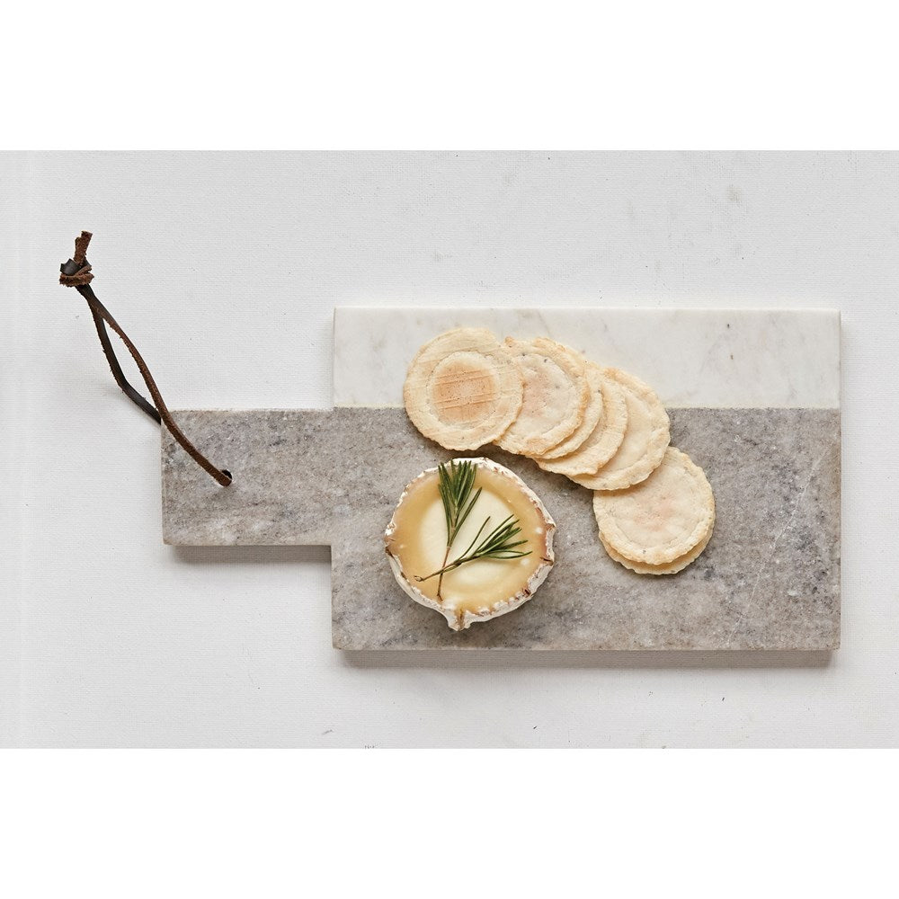 Grey/White Marble Cheese Board