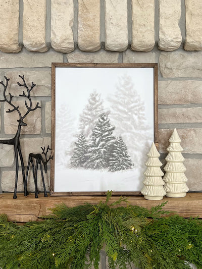 Snowy Evergreens - DIGITAL
