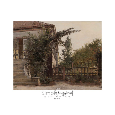 Afternoon Garden Print