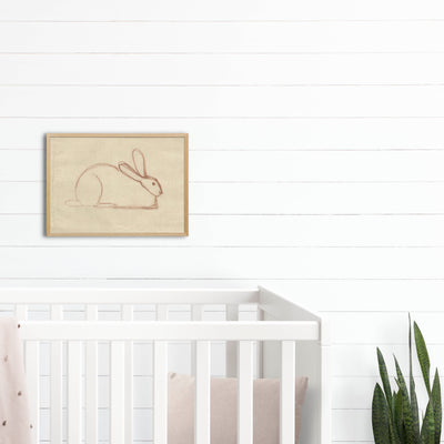 Bunny Sketch Print