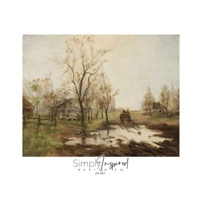 Driving the countryside Print