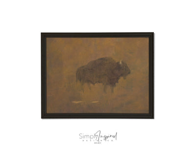 Dusty Bison Print