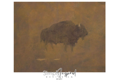 Dusty Bison Print
