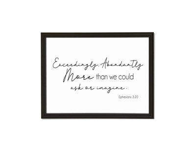 Ephesians 3:20 Print
