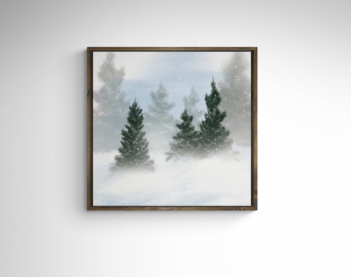 Snow Driven Forest