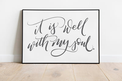 It is well Print