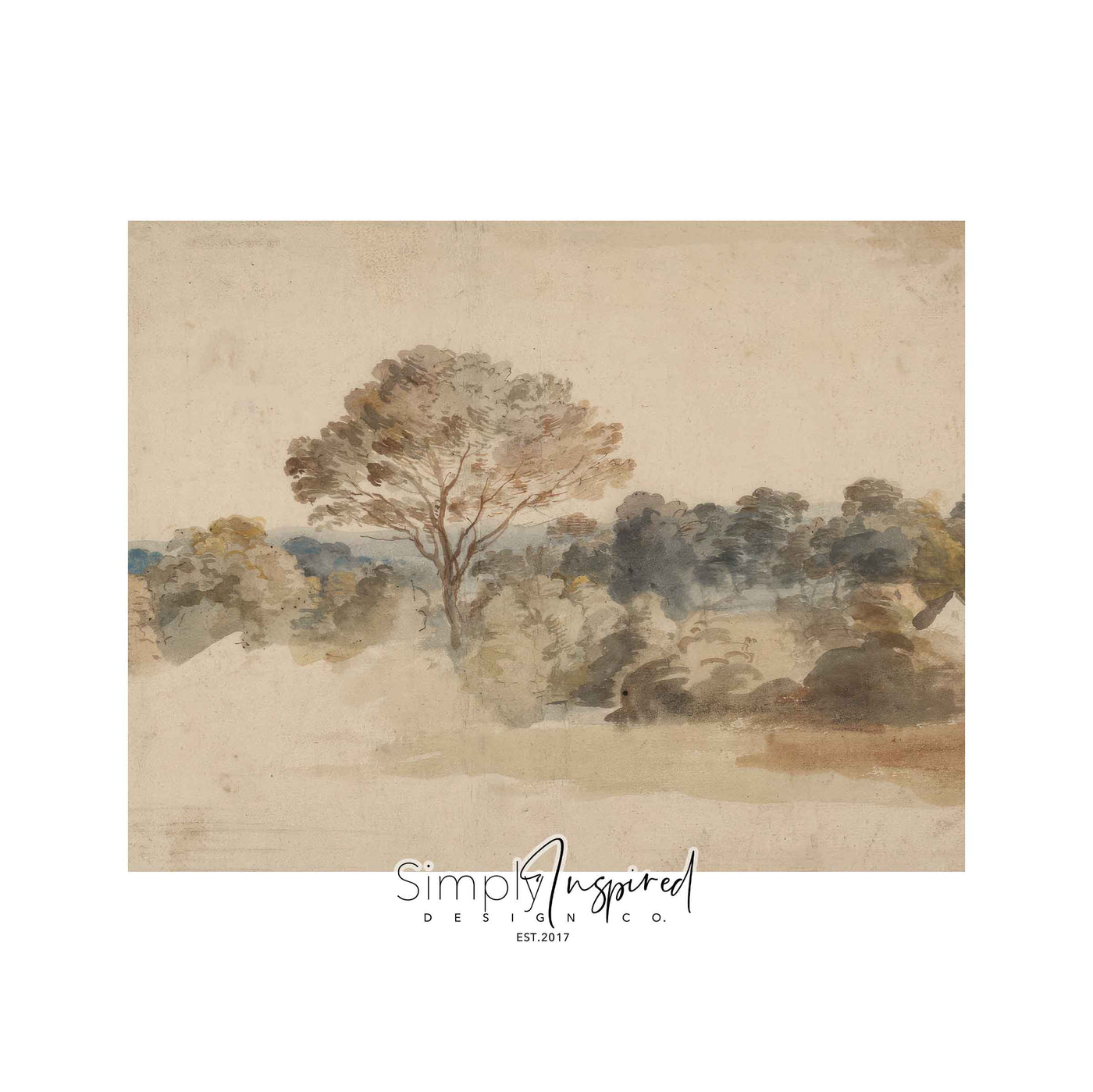 Landscape Painting Print