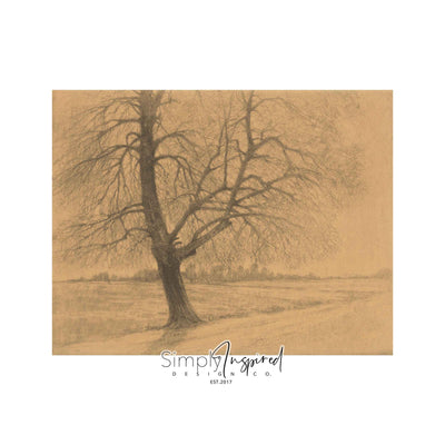 Large Tree Print