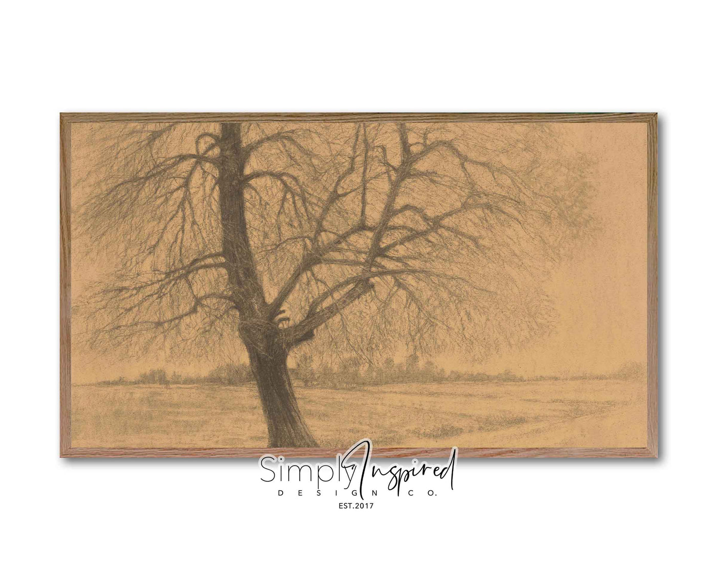 FRAME TV ART | Large Tree