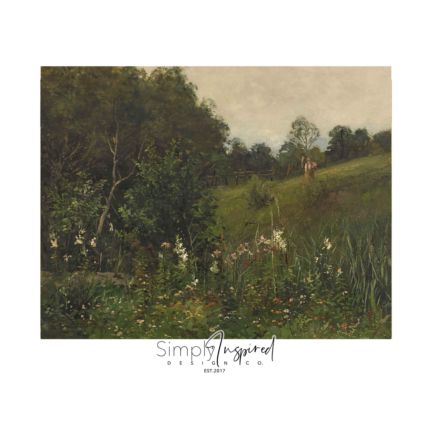 Hillside Landscape Print