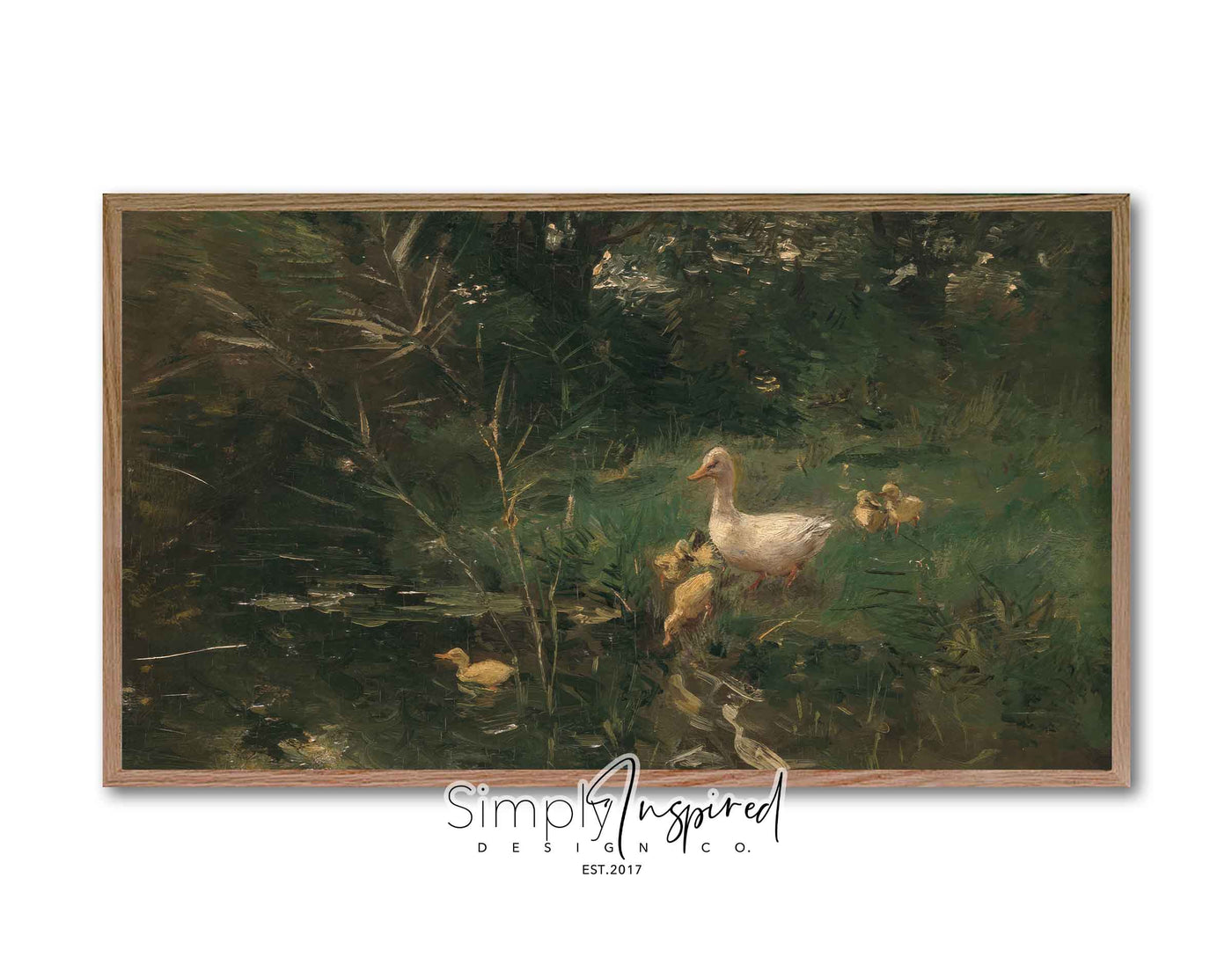 FRAME TV ART | Momma Duck and Babies