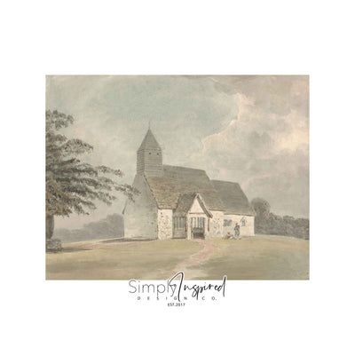 Old Country Church Print