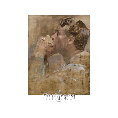 Praying Poppa Print