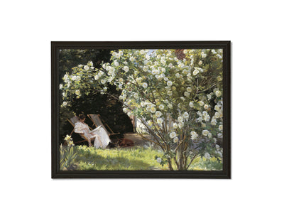 Seated in the Garden  Print